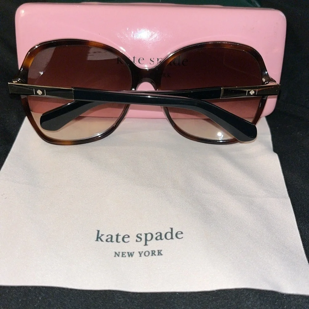 Kate Spade Jolyn brown tortoise shell sunglasses - Picture 5 of 11